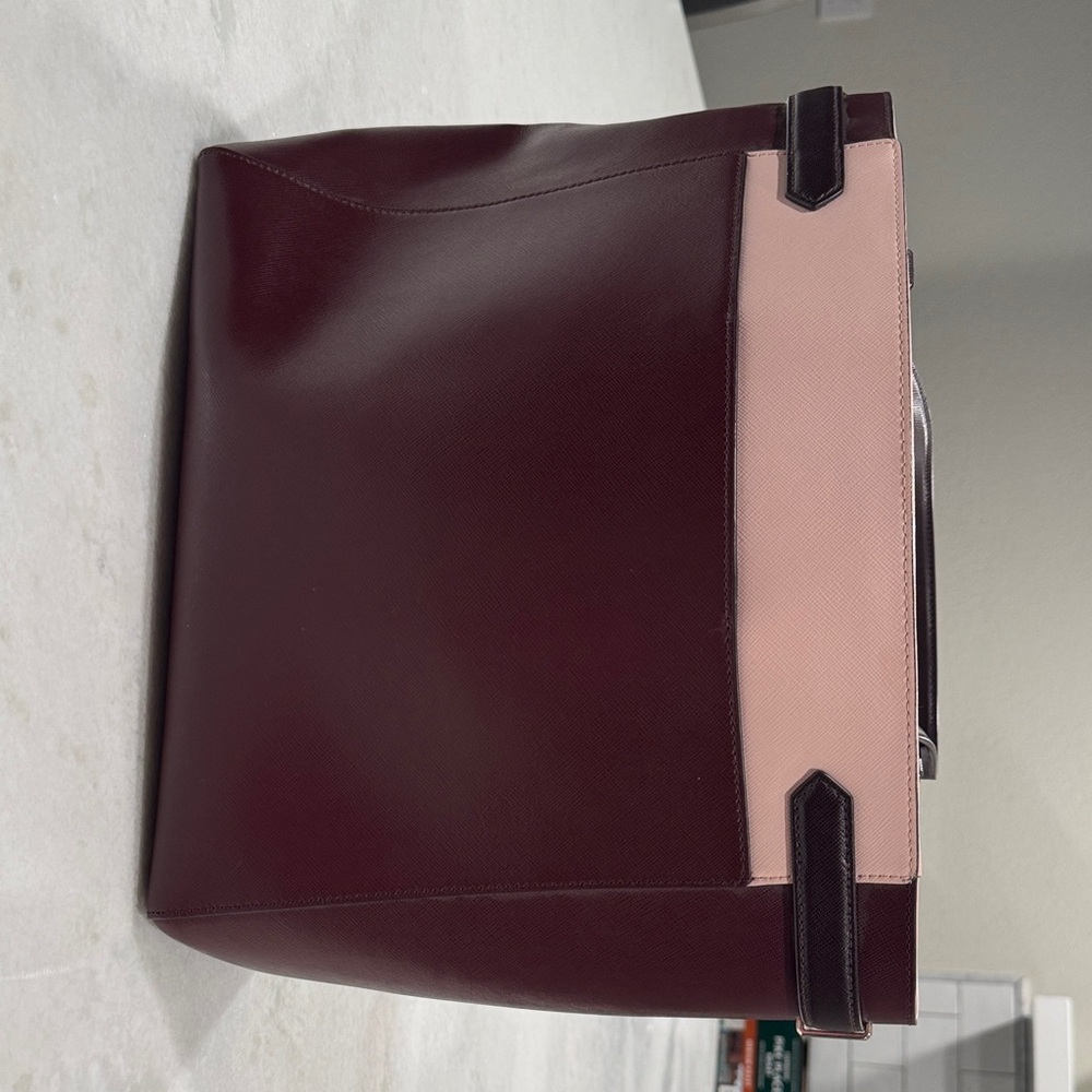 Kate Spade Maroon and Blush Surprise Tote - Picture 4 of 7